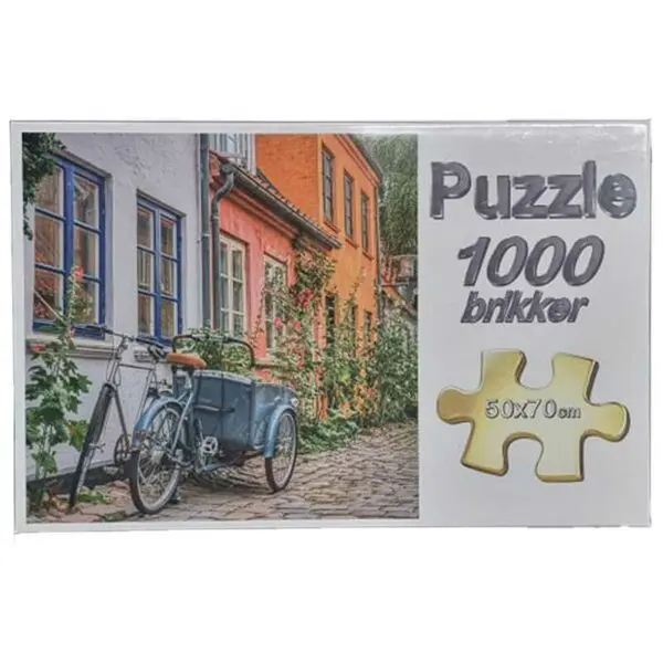 Brostensgade og Cykler, 1000 brikker