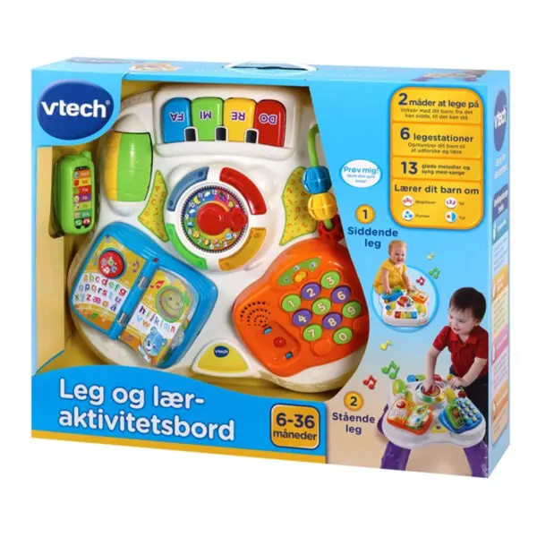 Vtech Baby Leg Og Lær Aktivitetsbord DK 2