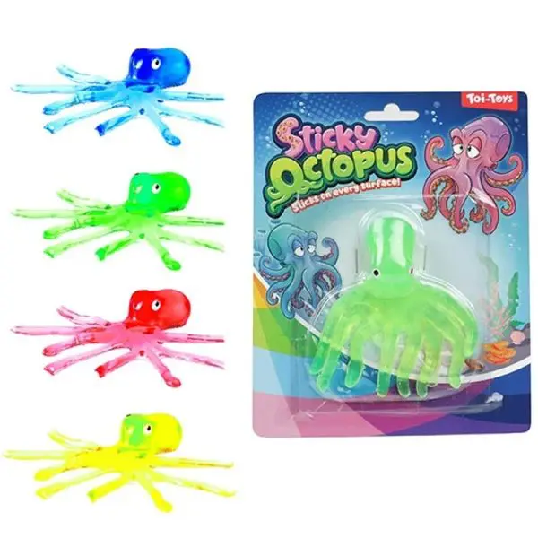 Window Crawlers Sticky Octopus (Blæksprutte)