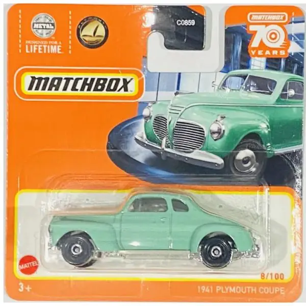 Matchbox Basic Bil 1941 Plymouth Coupe (NR 8/100)