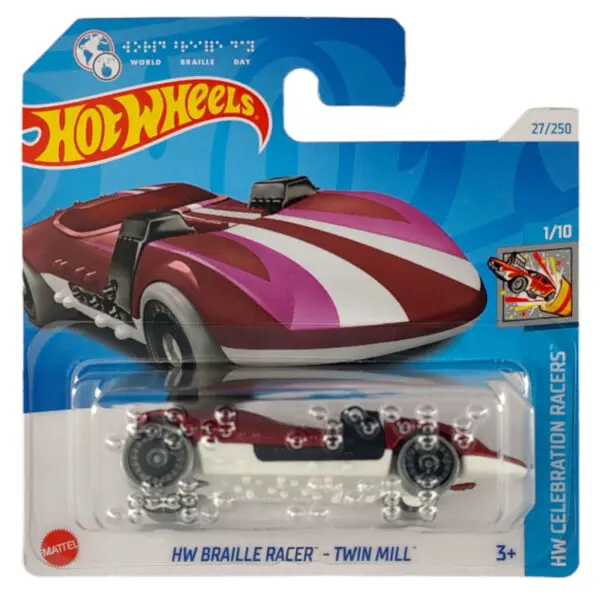 HW Braille Racer - Twin Mill (Model 1/10) (Modelnr HRY95)