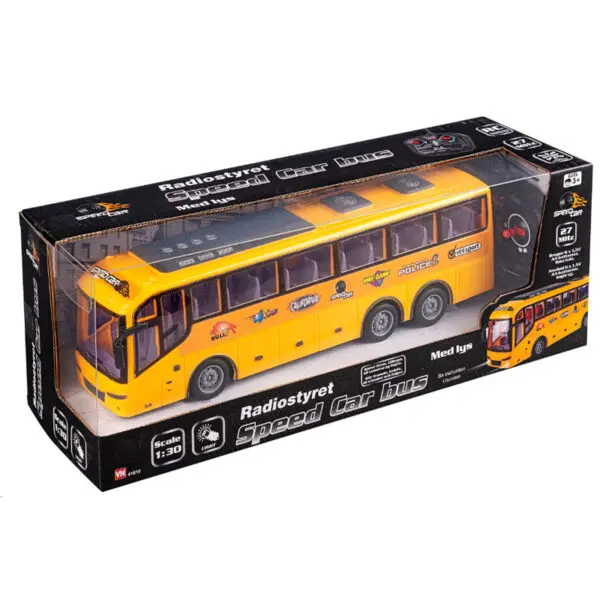 Speed Car Fjernstyret Bus (Skala 1:30) 4