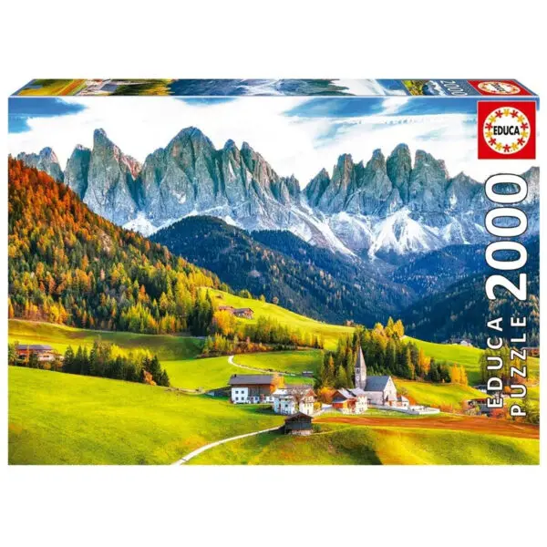 Educa Puslespil Autumn In The Dolomites – 2000 Brikker