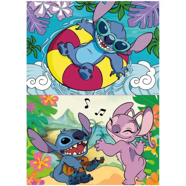 Educa Puslespil Disney Stitch – 2X100 Brikker 1