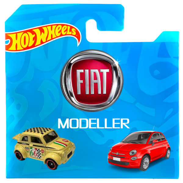 Hot Wheels Basic Fiat Modeller - Flere Varianter!