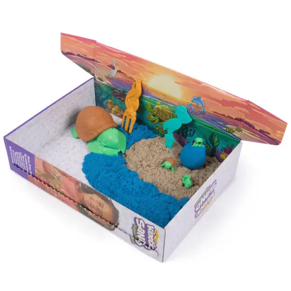 Kinetic Sand Turtle Beach Sæt 8