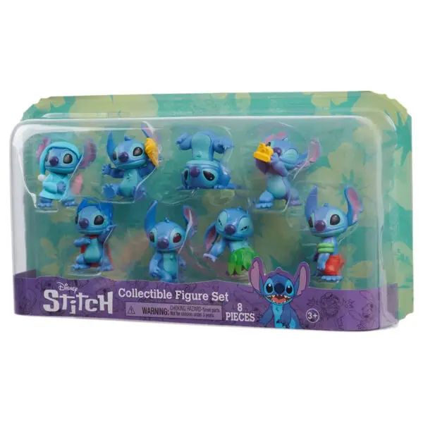 Disney Stitch Figur Sæt 8 Pak 3