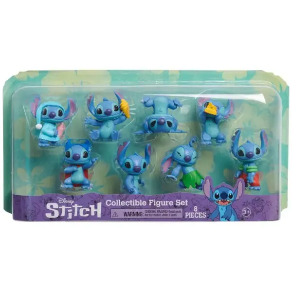 Disney Stitch Figur Sæt 8 Pak