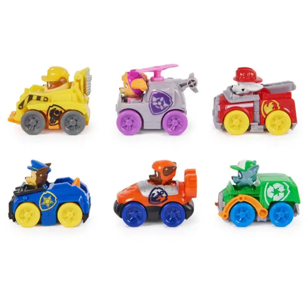 Paw Patrol 6 Stk. Pup Squad Racer Figurpakke 5