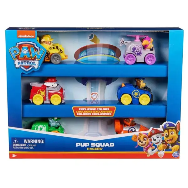 Paw Patrol 6 Stk. Pup Squad Racer Figurpakke