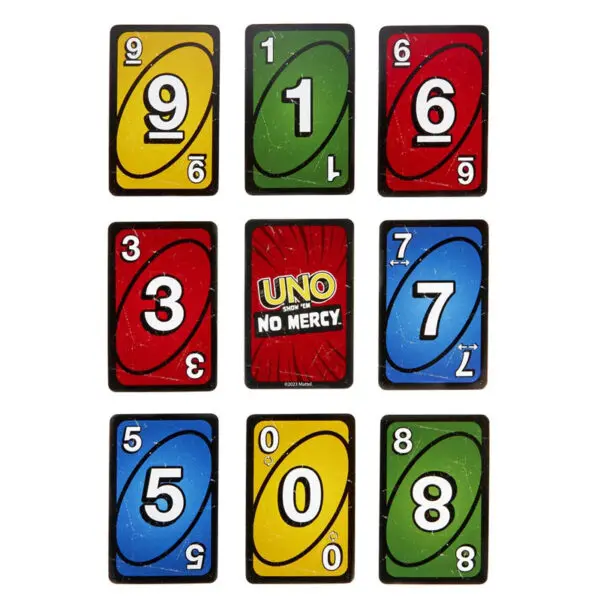 UNO No Mercy Kortspil 9