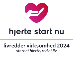 Hjertestarter Livredder virksomhed 2024 legebiksen