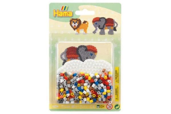 Hama Midi Blister Lille Elefant + Perler Og Stiftplade