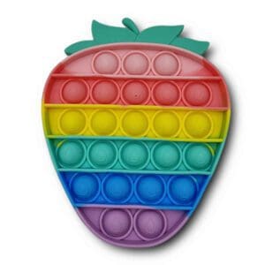 Pop It Fidget Toys Rainbow Jordbær