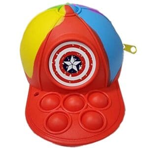 Pop It Fidget Toys Kasket Tegnebog Captain America