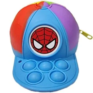 Pop It Fidget Toys Kasket Tegnebog Spiderman