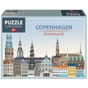Danmark Puzzle: København Byens Tårne, 1000 brikker