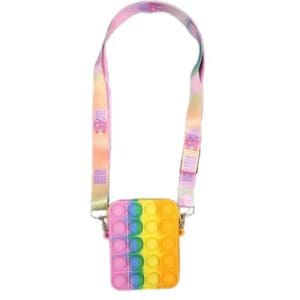 Pop It Fidget Toys Lille Håndtaske (Rainbow)