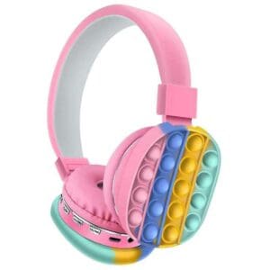 Pop it Fidget Toys Rainbow Bluetooth Headsæt