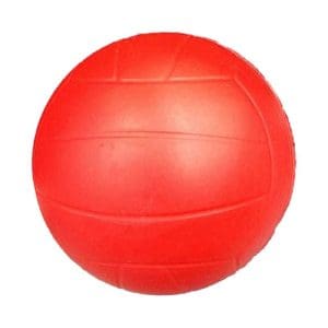 Rubber Ball Volleyball Rød