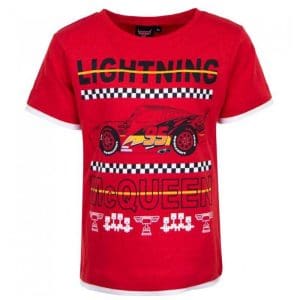 Rød Cars T-Shirt Lightning McQueen