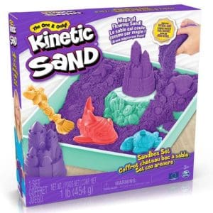 Kinetic Sand Sandbox Sæt lilla