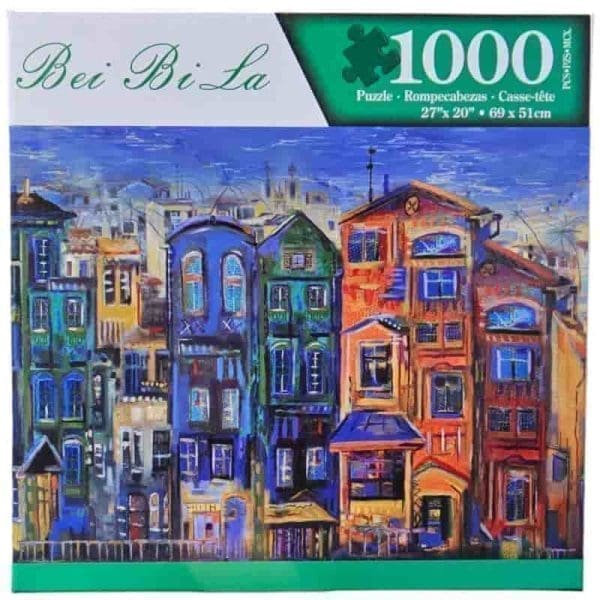 Bei Bi La Puslespil - Malerisk by 1000 brikker