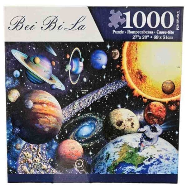 Bei Bi La Puslespil - Planeter 1000 brikker