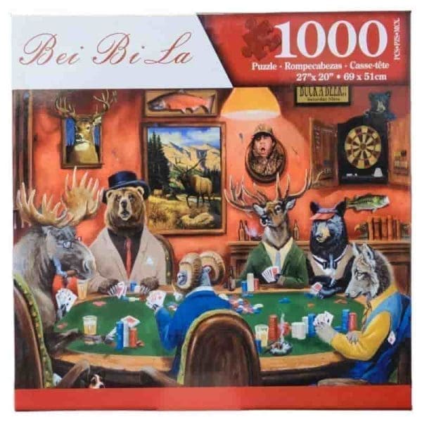 Bei Bi La Puslespil - Poker spil 1000 brikker
