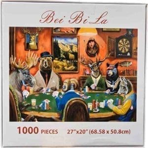 Bei Bi La Puslespil - Poker spil 1000 brikker