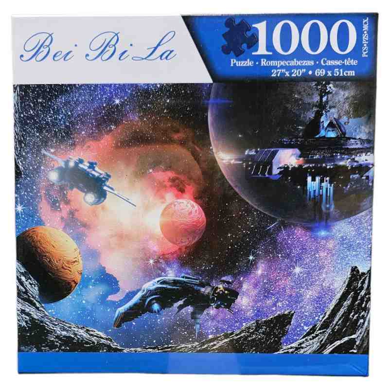 Bei Bi La Puslespil - Rumskibe 1000 brikker