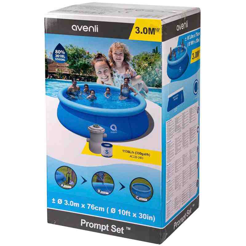 Avenli Pool Med Pumpe - 3618 liter | Perfekt
