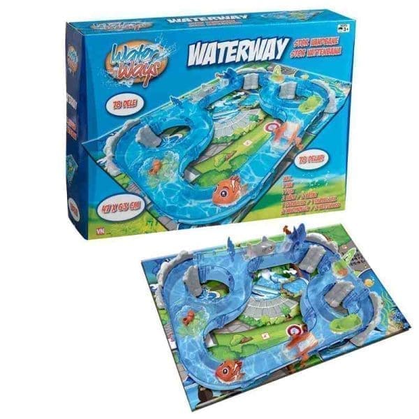 FLIPPER Waterways Stor Vandbane Med 78 Dele - Uendelig vandsjov og kreativ leg for børn!