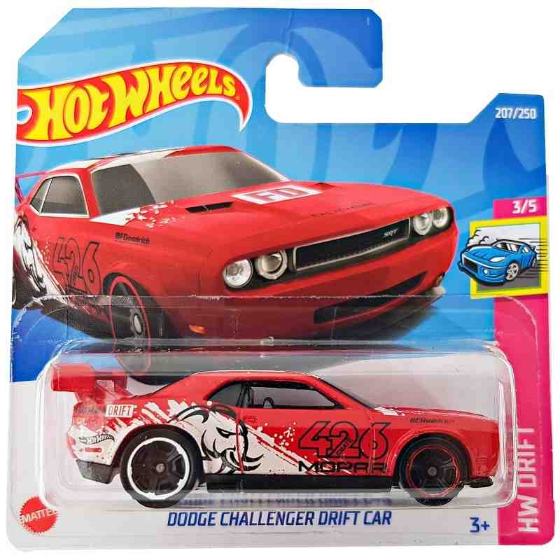 Hot Wheels Basic Bil Dodge Challenger Drift Car (NR 3/5)