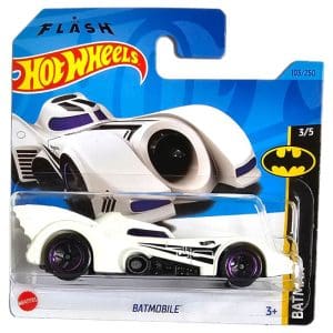 Hot Wheels Basic Bil Batmobile Hvid (NR 3/5)