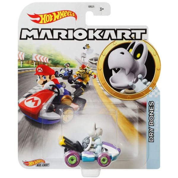 Hot Wheels Mario Kart Dry Bones (Standard Kart)
