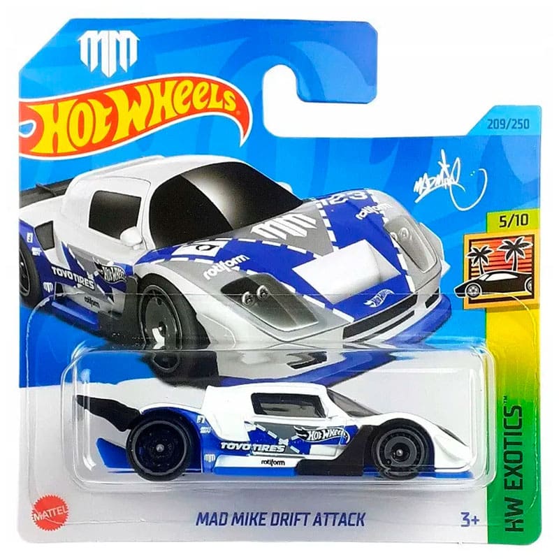 Hot Wheels Basic Bil Mad Mike Drift Attack (NR: 5/10)