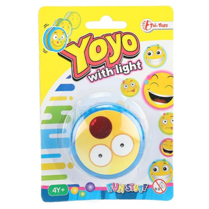 FUN Yo-yo -Emoji og lys Smiley der er forskrækket