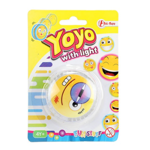 FUN Yo-yo -Emoji og lys Smiley der er skadet