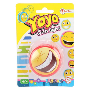 FUN Yo-yo -Emoji og lys Smiley der griner