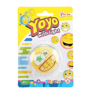 FUN Yo-yo -Emoji og lys Smiley med dollartegn i øjnene