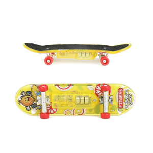 XTREME Finger skateboard w light+xtra wheels gul