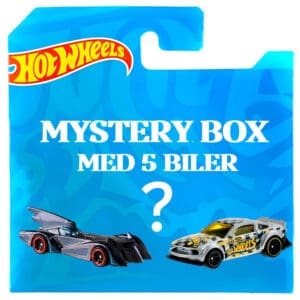 Hot Wheels Mystery Box Med Hele 5 Basic Biler