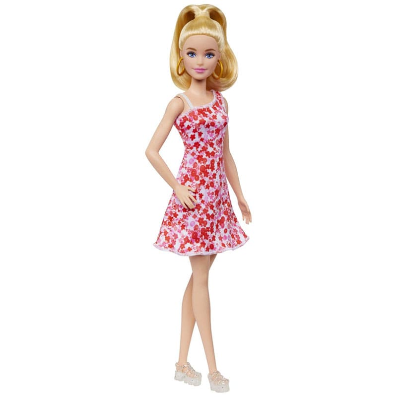 Barbie Fashionista Pink Floral Dress (30cm) 1