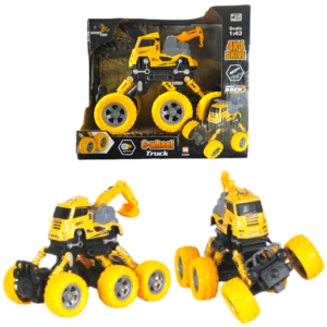 6-hjulet Construction Monstertruck