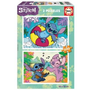 Educa Puslespil Disney Stitch – 2X100 Brikker