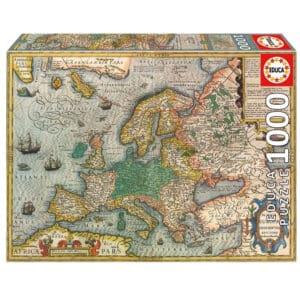 Educa Puslespil Map Of Europe – 1000 Brikker