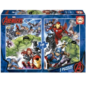 Educa Puslespil Marvel Avengers heltene – 2x100 Brikker 1