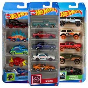 Hot Wheels Basic 5-Pak - Flere Varianter!