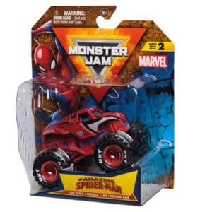 Monster Jam Marvel Single Pack (Skala 1:64) - Spider Man 1